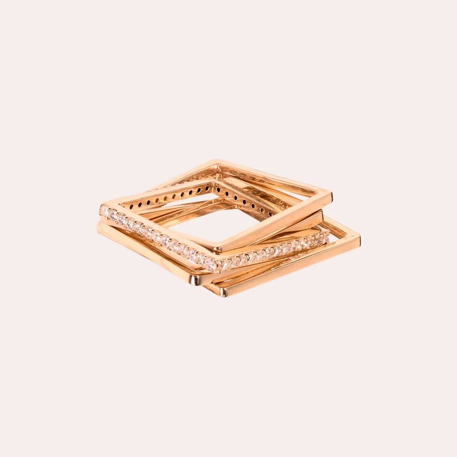 gold puzzle ring
