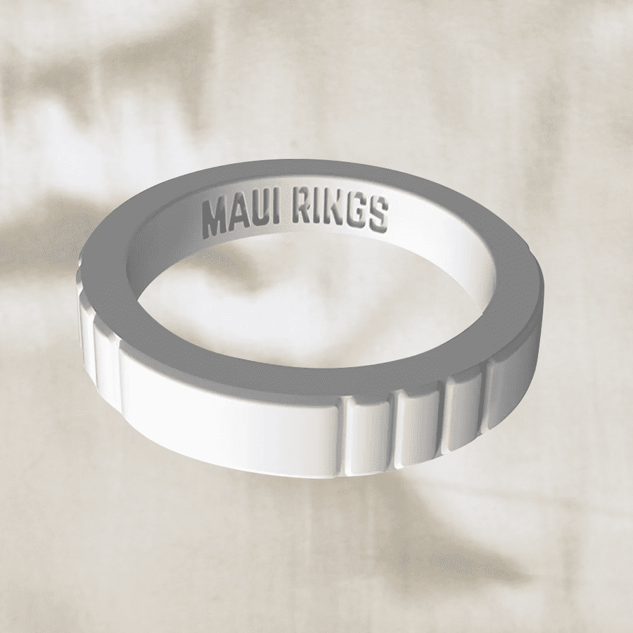 Maui Rings Elegant Women Silicone Ring displayed against a white background